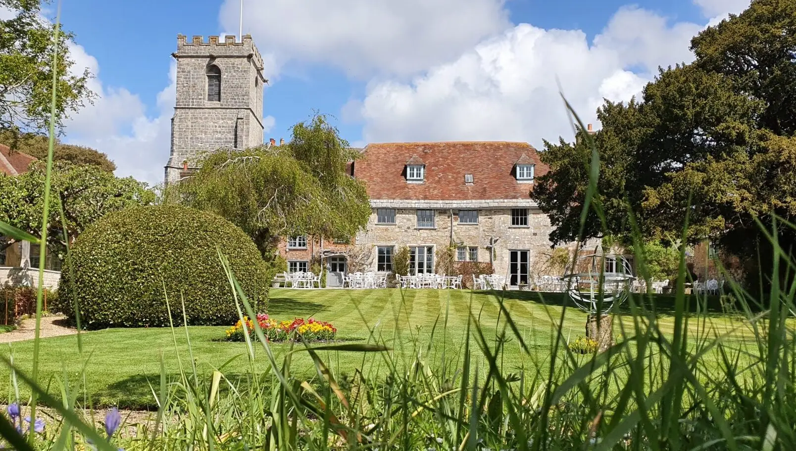 The perfect lawn from expert greenkeeper at the Priory Wareham